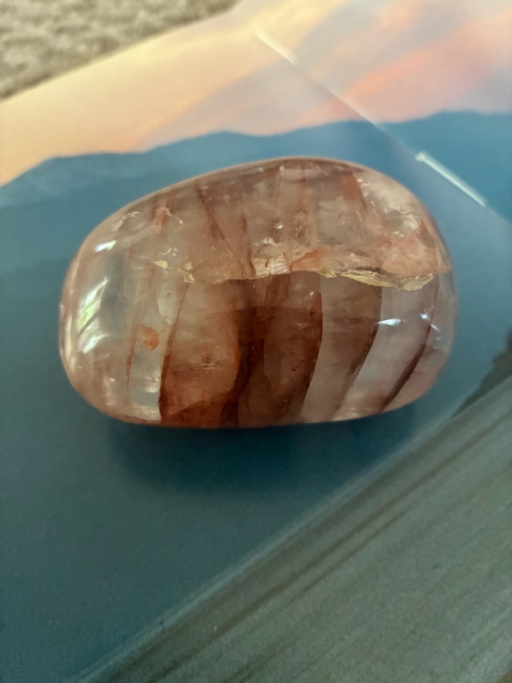 🔮 4 Piece Crystal Gift Box- Fire Quartz, Quartz Merkaba, Black Opal, Amethyst 🎁 - Picture 11 of 14